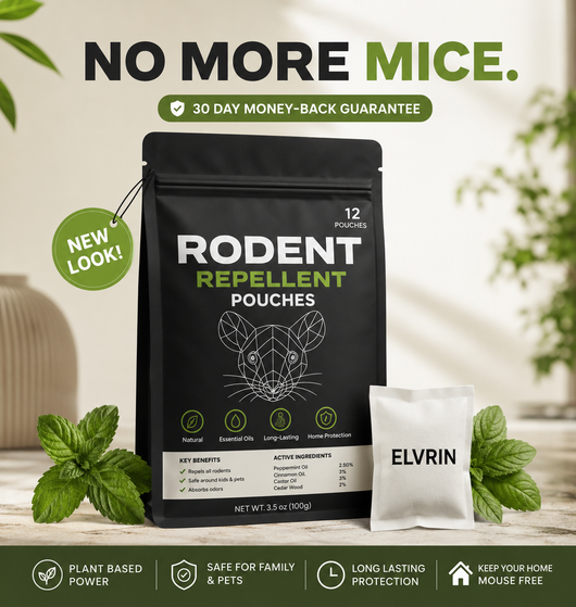 Place One Pouch. No Traps. No Poison. No Mice.