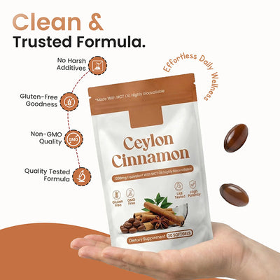 Ceylon Cinnamon Soft Gelatin Capsules